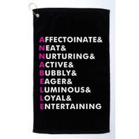 Annabelle Name Personalized Gift Golf Towel