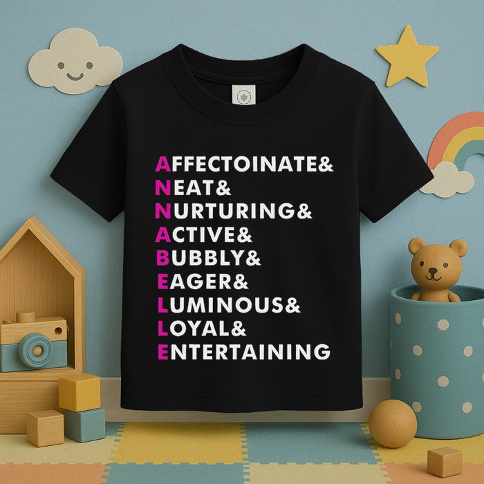 Annabelle Name Personalized Gift Toddler T-Shirt
