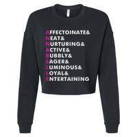 Annabelle Name Personalized Gift Cropped Pullover Crew