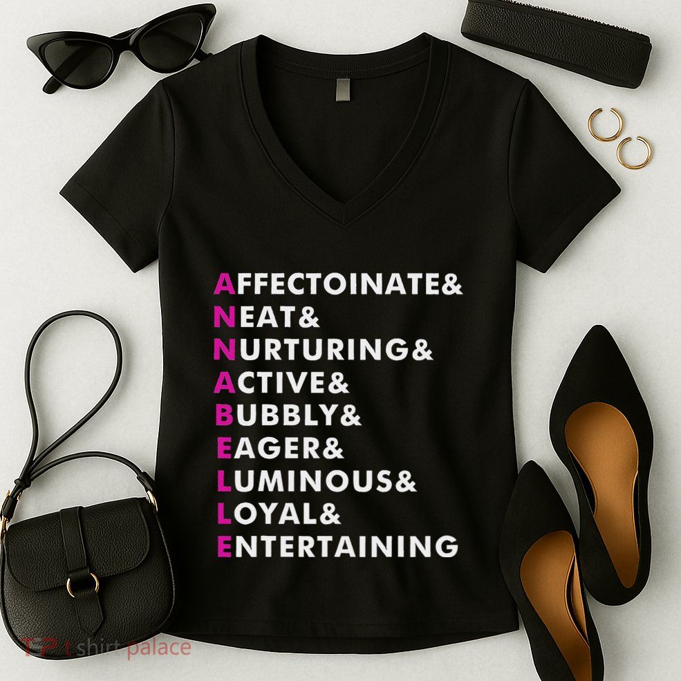 Annabelle Name Personalized Gift Women's V-Neck T-Shirt