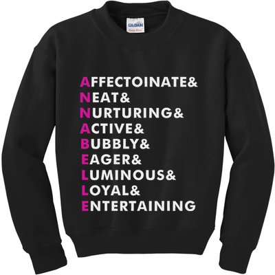 Annabelle Name Personalized Gift Kids Sweatshirt