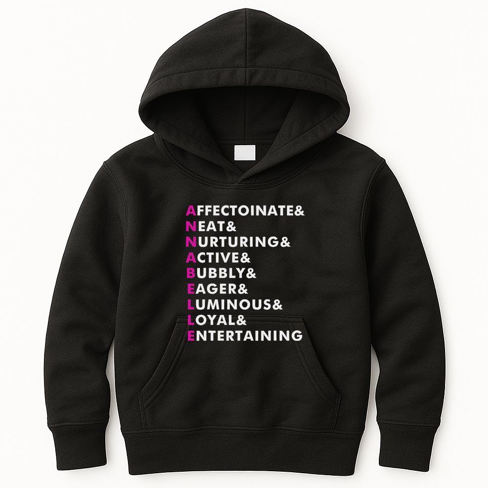 Annabelle Name Personalized Gift Kids Hoodie