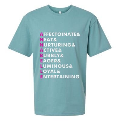 Annabelle Name Personalized Gift Sueded Cloud Jersey T-Shirt