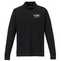 Acadia National Park Performance Long Sleeve Polo