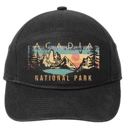 Acadia National Park 7-Panel Snapback Hat