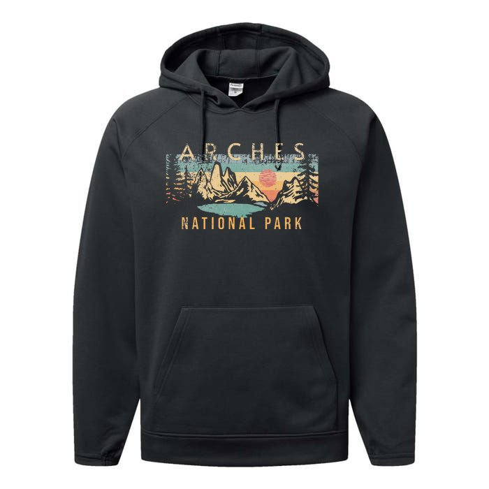 Arches National Park Performance Fleece Hoodie