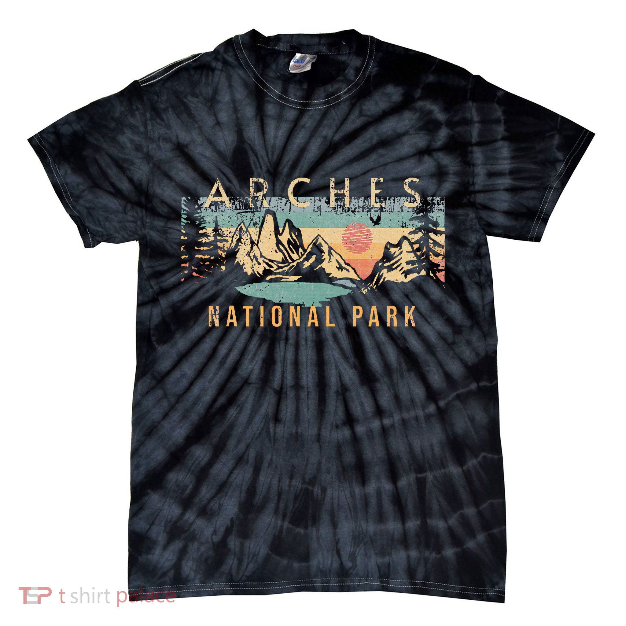 Arches National Park Tie-Dye T-Shirt