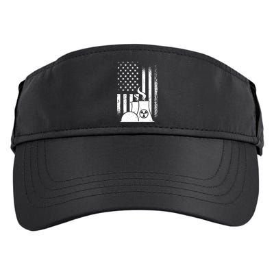 American Nuclear Plant Worker Adult Drive Performance Visor