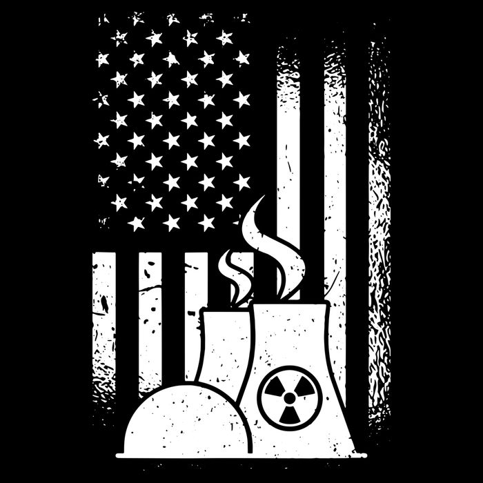 American Nuclear Plant Worker 16 in Basic Backpack