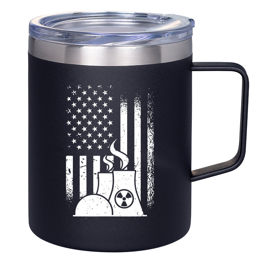 American Nuclear Plant Worker 12oz Stainless Steel Coffee Mug