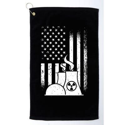 American Nuclear Plant Worker Golf Towel