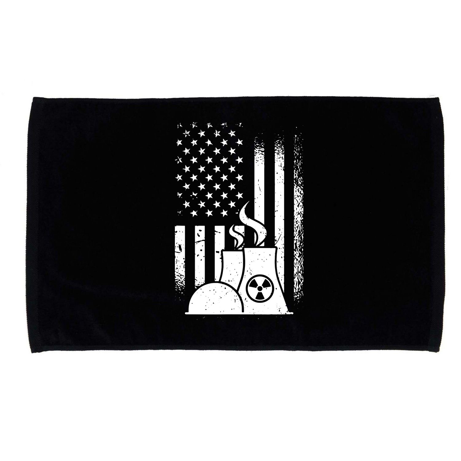 American Nuclear Plant Worker Microfiber Hand Towel
