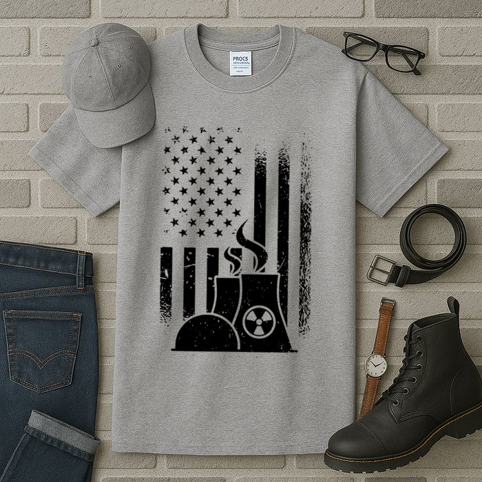 American Nuclear Plant Worker Tall T-Shirt