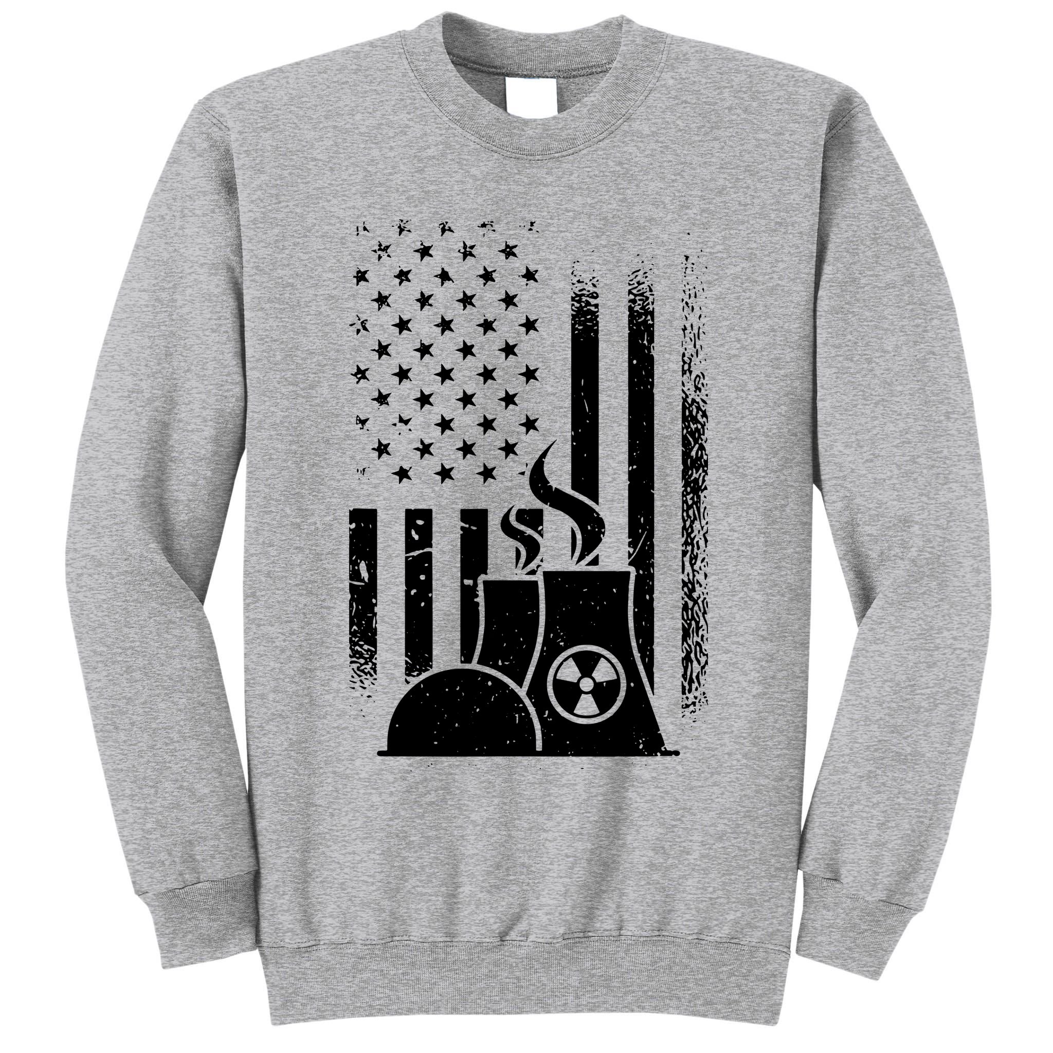 American Nuclear Plant Worker Tall Sweatshirt
