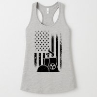American Nuclear Plant Worker Womens Tank Top