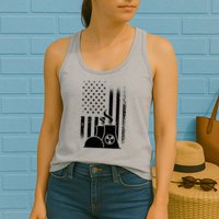 American Nuclear Plant Worker Womens Tank Top