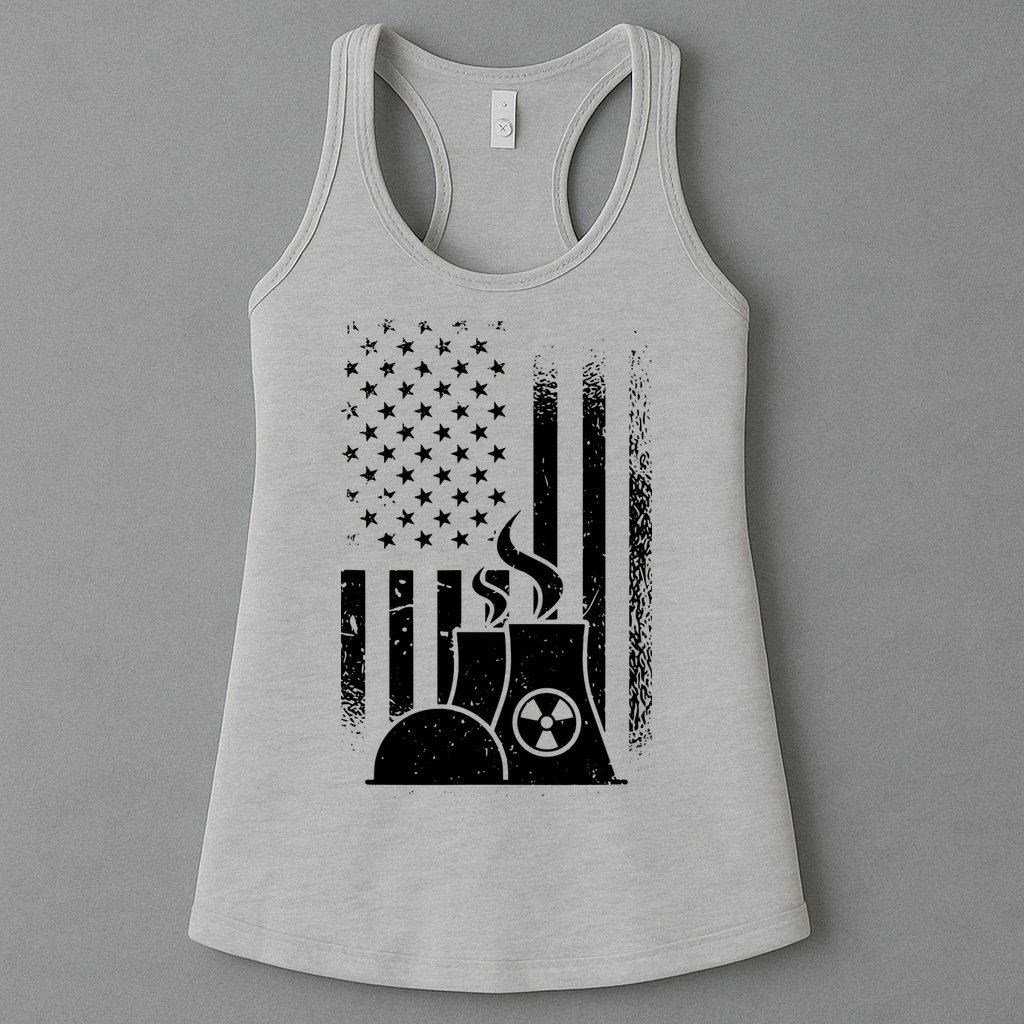 American Nuclear Plant Worker Womens Tank Top