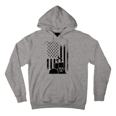 American Nuclear Plant Worker Tall Hoodie