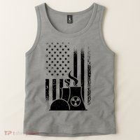 American Nuclear Plant Worker Tank Top