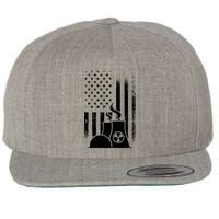 American Nuclear Plant Worker Wool Snapback Cap