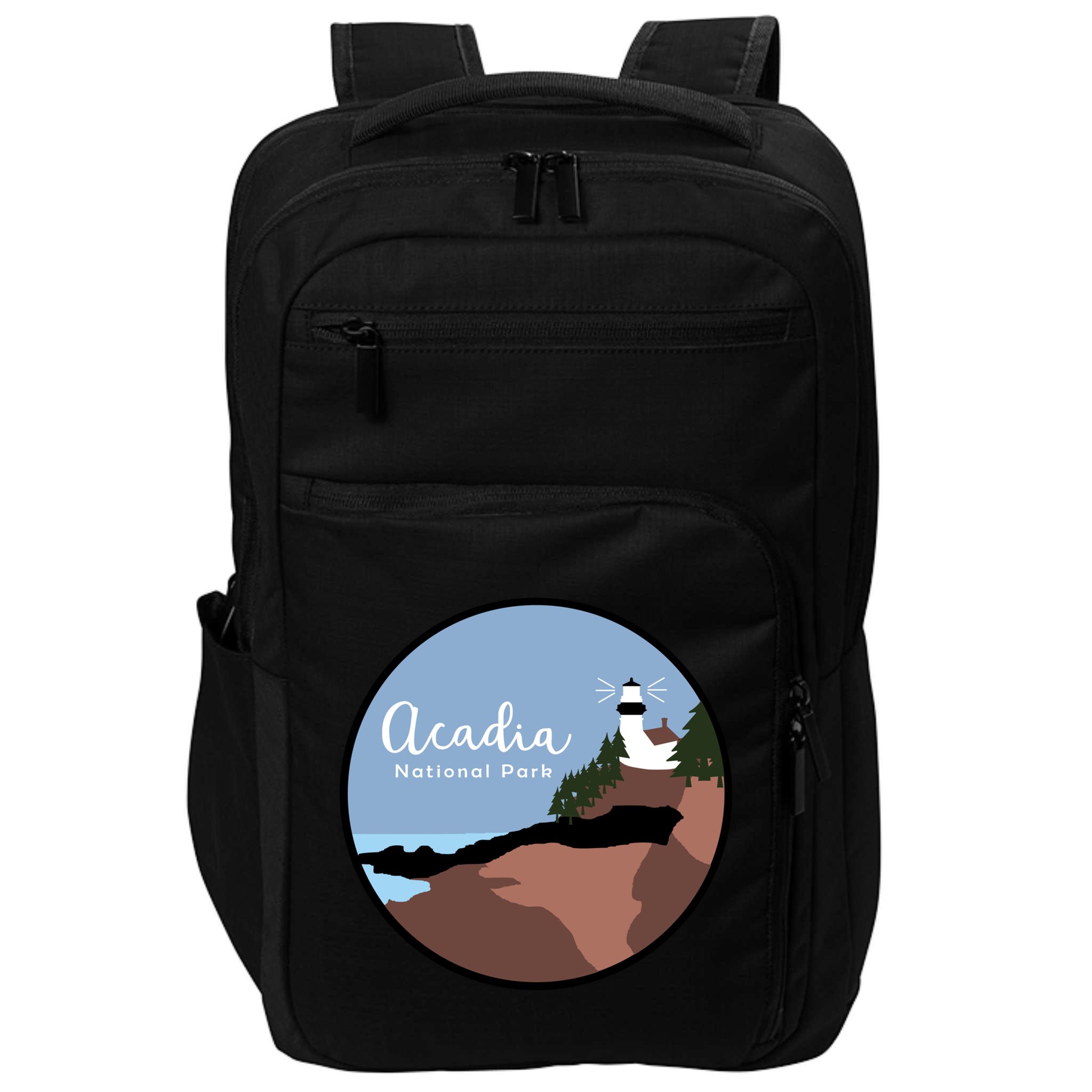 Acadia National Park 1916 Maine Bar Harbor Gift Impact Tech Backpack