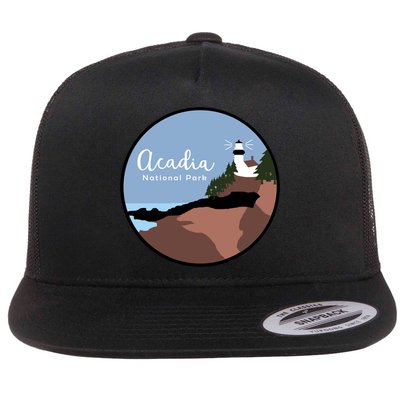 Acadia National Park 1916 Maine Bar Harbor Gift Flatbill Hat