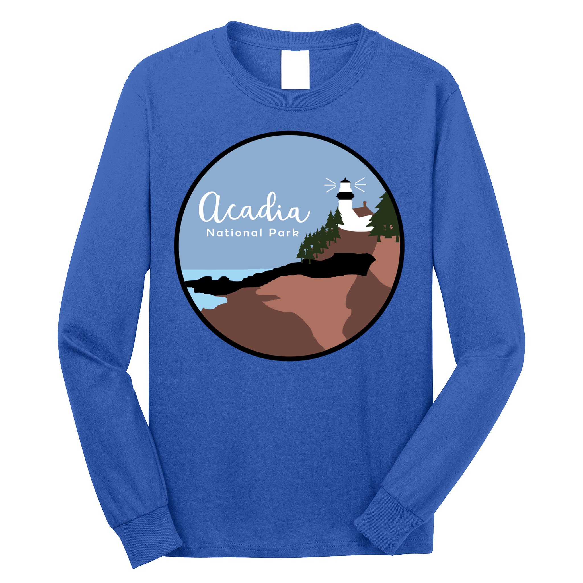 Acadia National Park 1916 Maine Bar Harbor Gift Long Sleeve Shirt