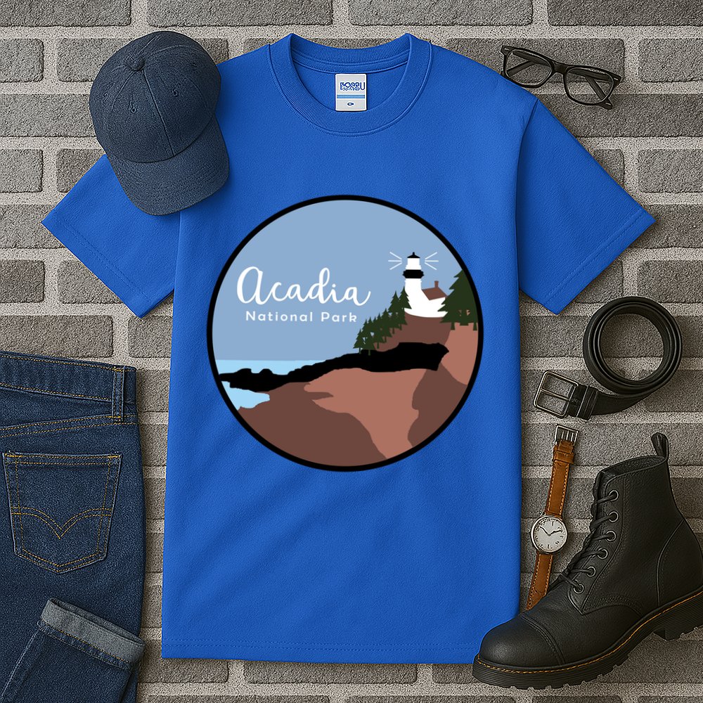 Acadia National Park 1916 Maine Bar Harbor Gift Tall T-Shirt
