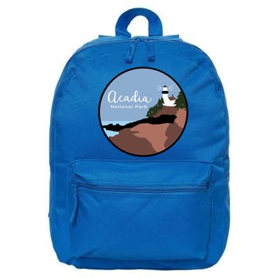 Acadia National Park 1916 Maine Bar Harbor Gift 16 in Basic Backpack