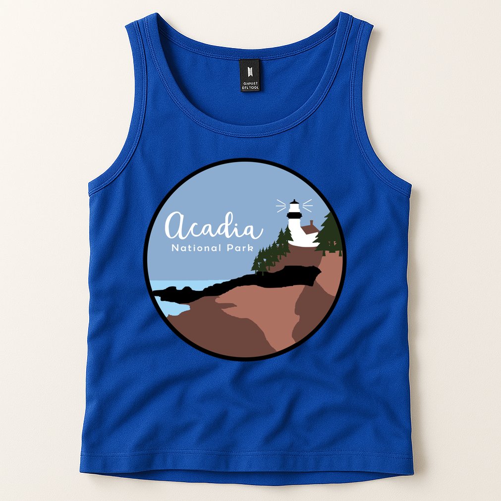 Acadia National Park 1916 Maine Bar Harbor Gift Tank Top