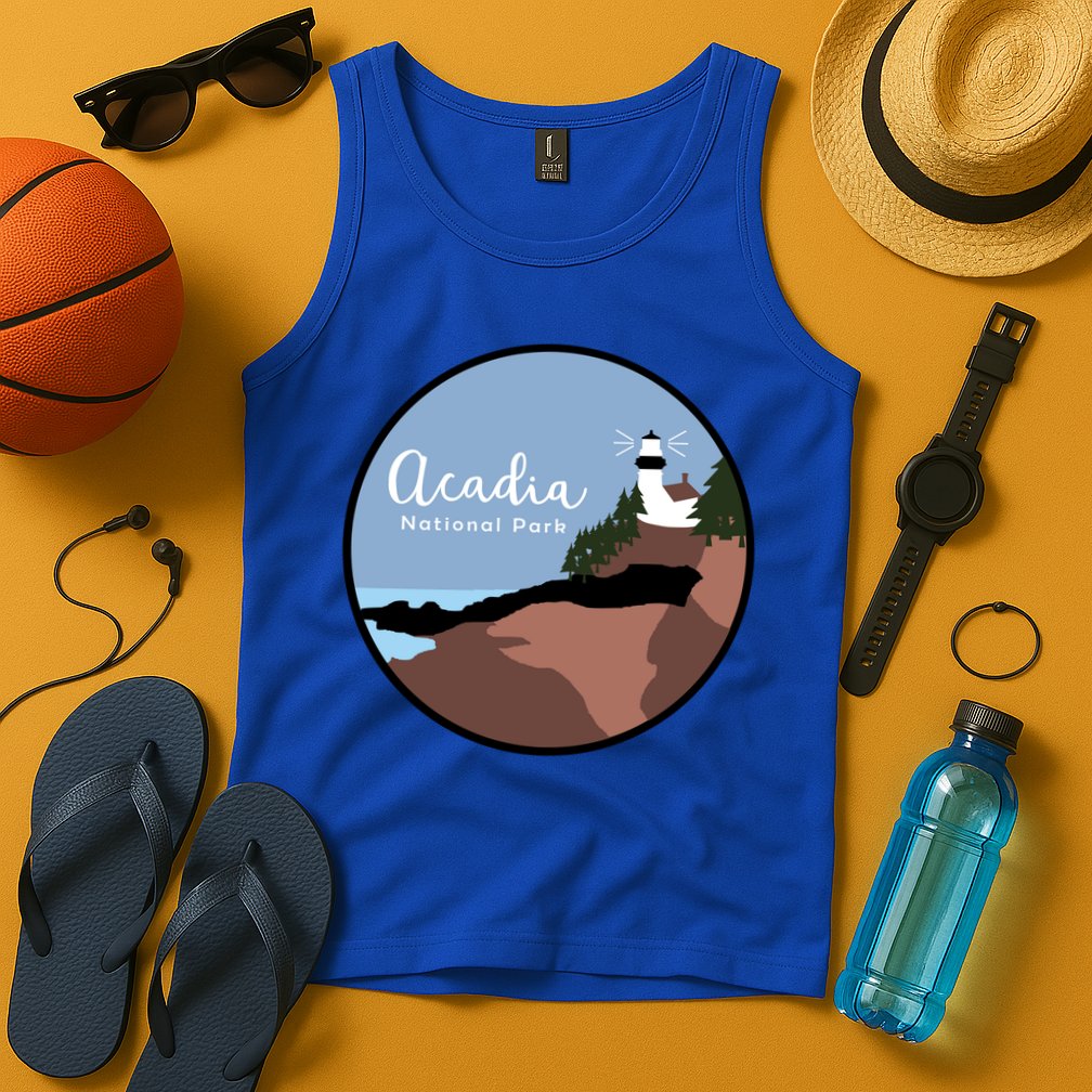 Acadia National Park 1916 Maine Bar Harbor Gift Tank Top