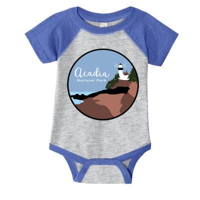 Acadia National Park 1916 Maine Bar Harbor Gift Infant Baby Jersey Bodysuit