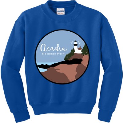 Acadia National Park 1916 Maine Bar Harbor Gift Kids Sweatshirt