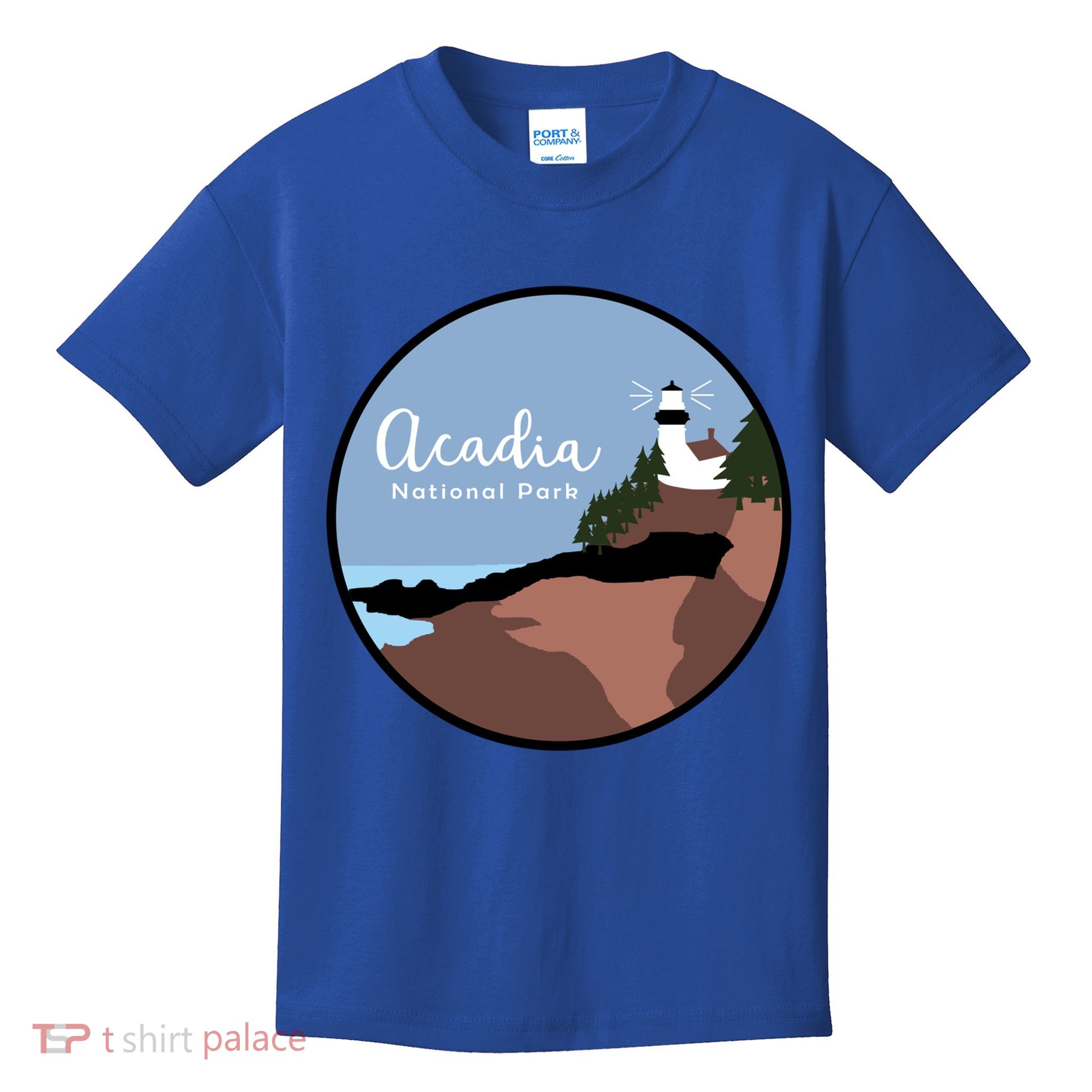 Acadia National Park 1916 Maine Bar Harbor Gift Kids T-Shirt