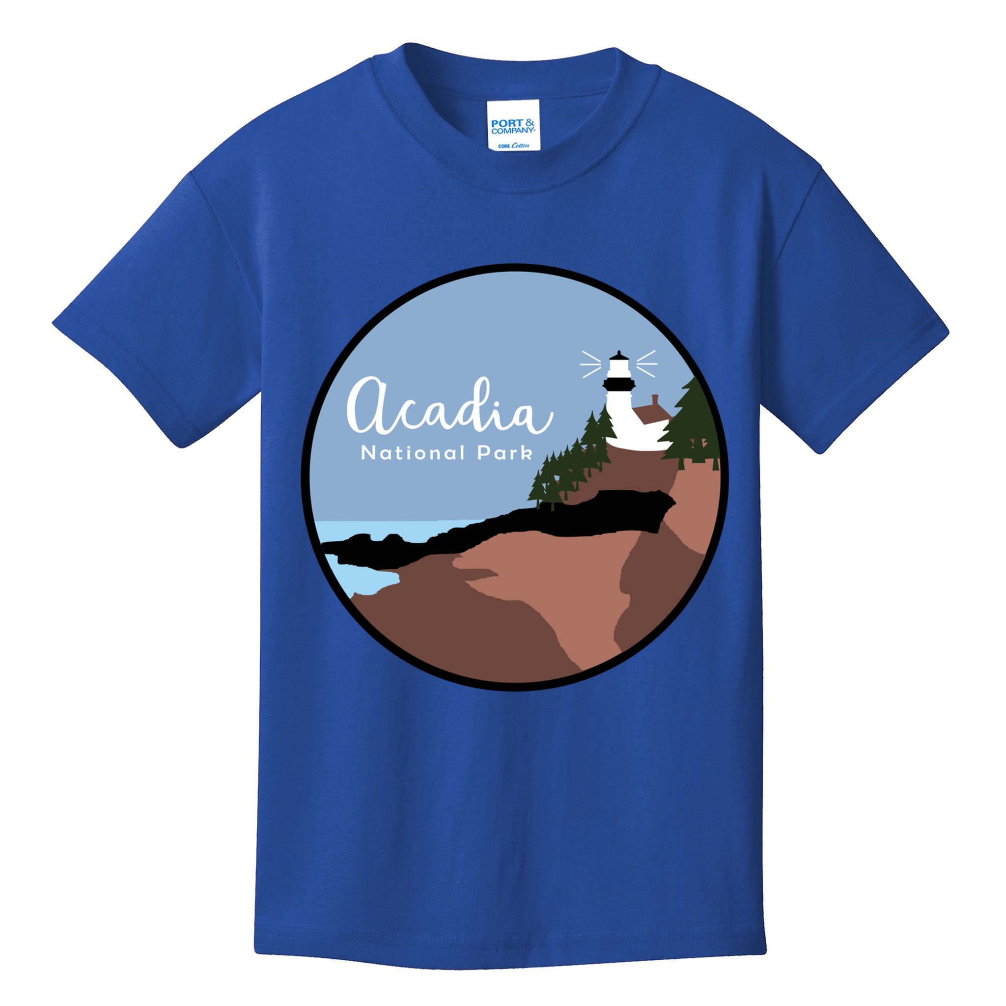 Acadia National Park 1916 Maine Bar Harbor Gift Kids T-Shirt
