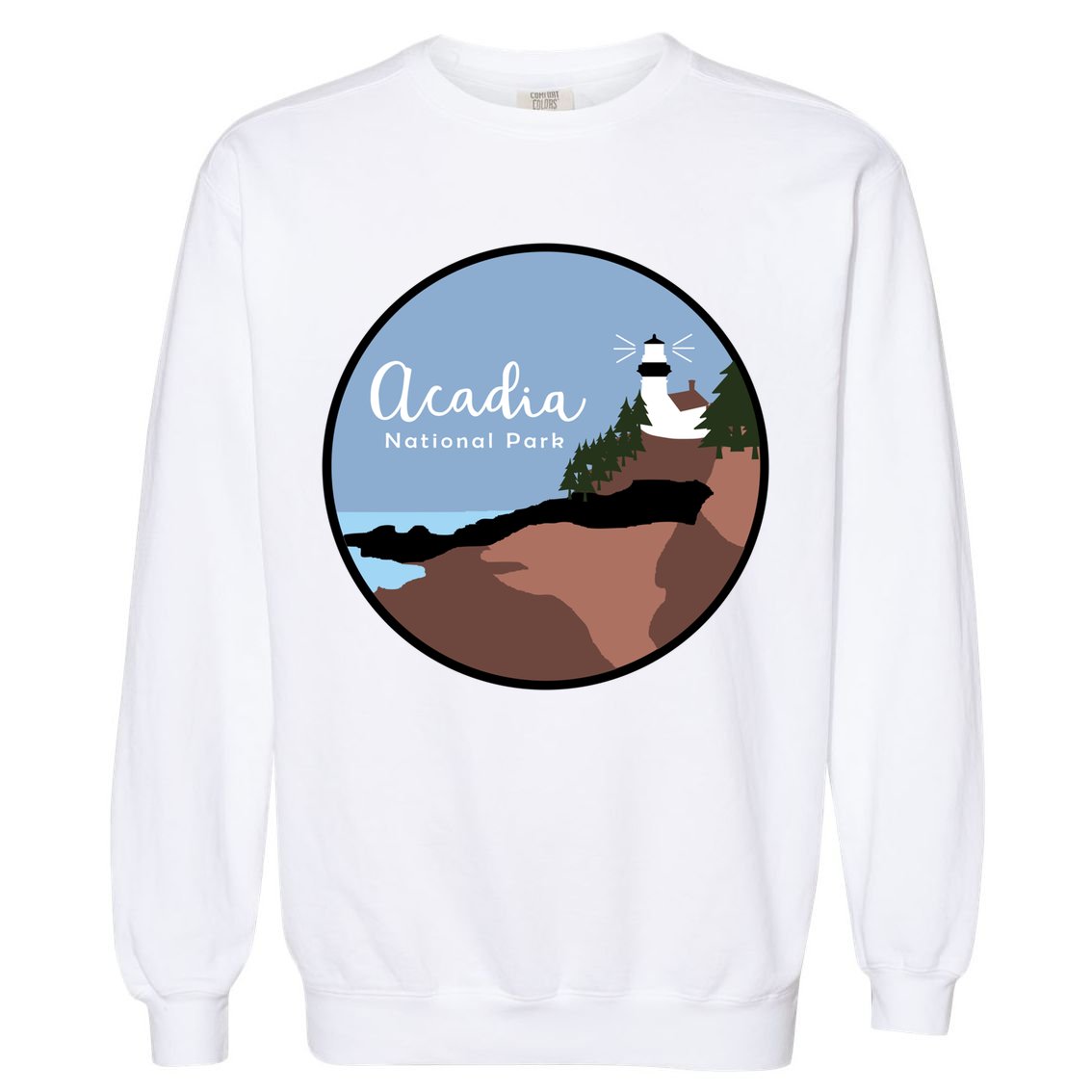 Acadia National Park 1916 Maine Bar Harbor Gift Garment-Dyed Sweatshirt