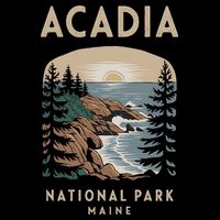 Acadia National Park Maine Scenic View Cooling Performance Crew T-Shirt