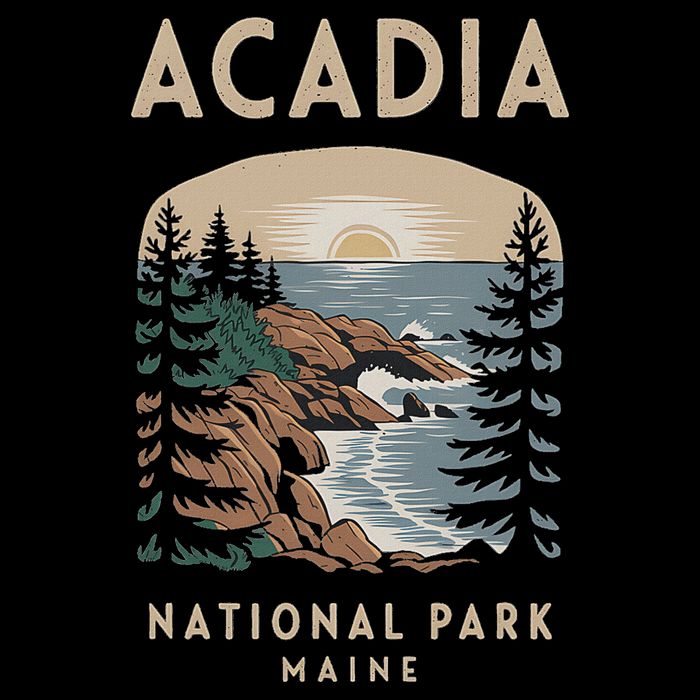 Acadia National Park Maine Scenic View Cooling Performance Crew T-Shirt