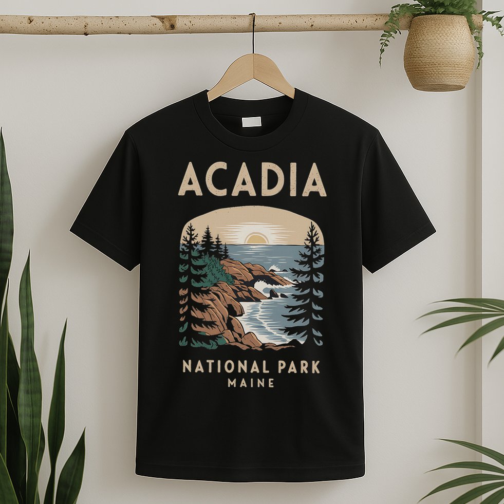 Acadia National Park Maine Scenic View T-Shirt