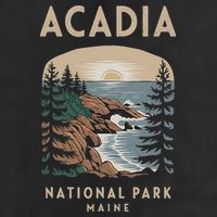 Acadia National Park Maine Scenic View Adult Drive Performance Visor