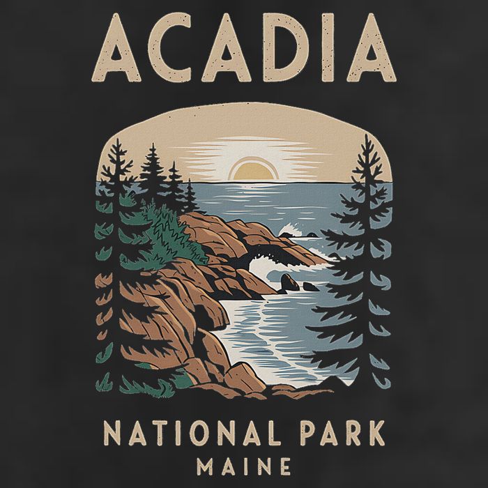 Acadia National Park Maine Scenic View Adult Drive Performance Visor