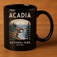 Acadia National Park Maine Scenic View 11oz C Handle Ceramic Mug