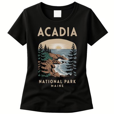 Acadia National Park Maine Scenic View Womens T-Shirt