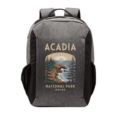 Acadia National Park Maine Scenic View Vector Backpack