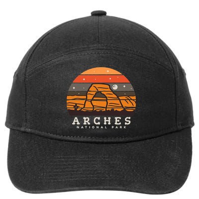 Arches National Park Moab Utah Vintage 7-Panel Snapback Hat