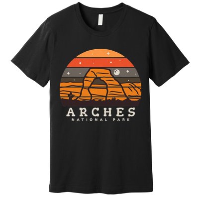 Arches National Park Moab Utah Vintage Premium T-Shirt