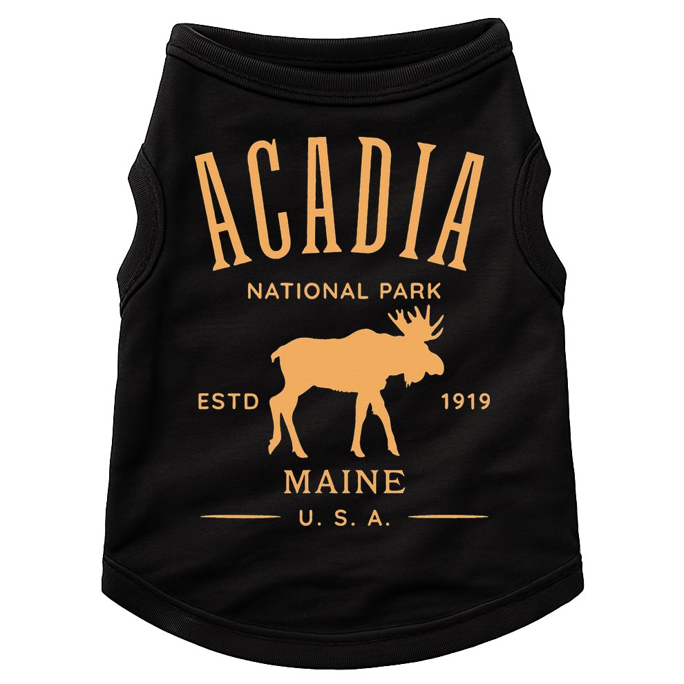 Acadia National Park Maine USA Design Souvenir Doggie Tank