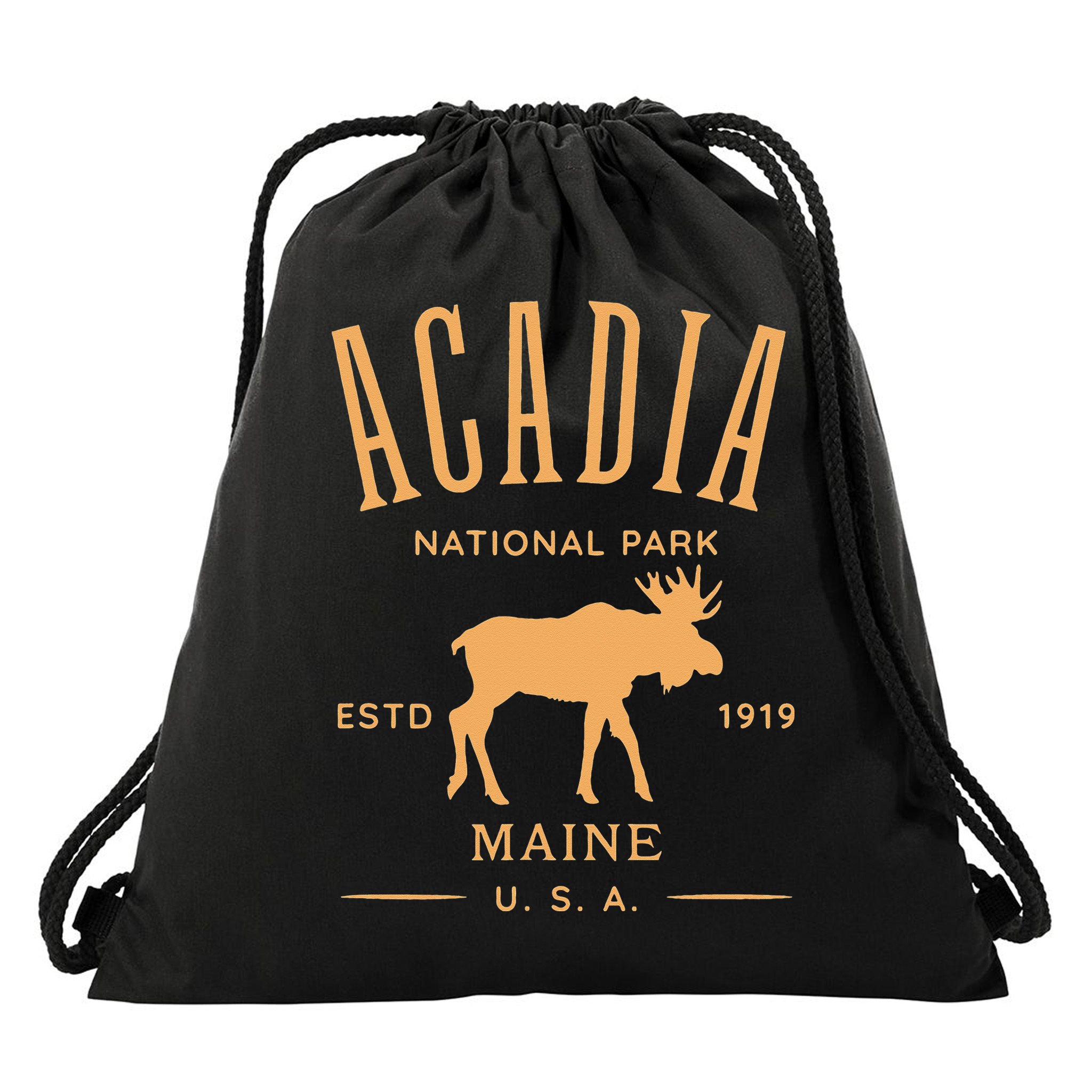 Acadia National Park Maine USA Design Souvenir Drawstring Bag