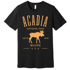 Acadia National Park Maine USA Design Souvenir Premium T-Shirt