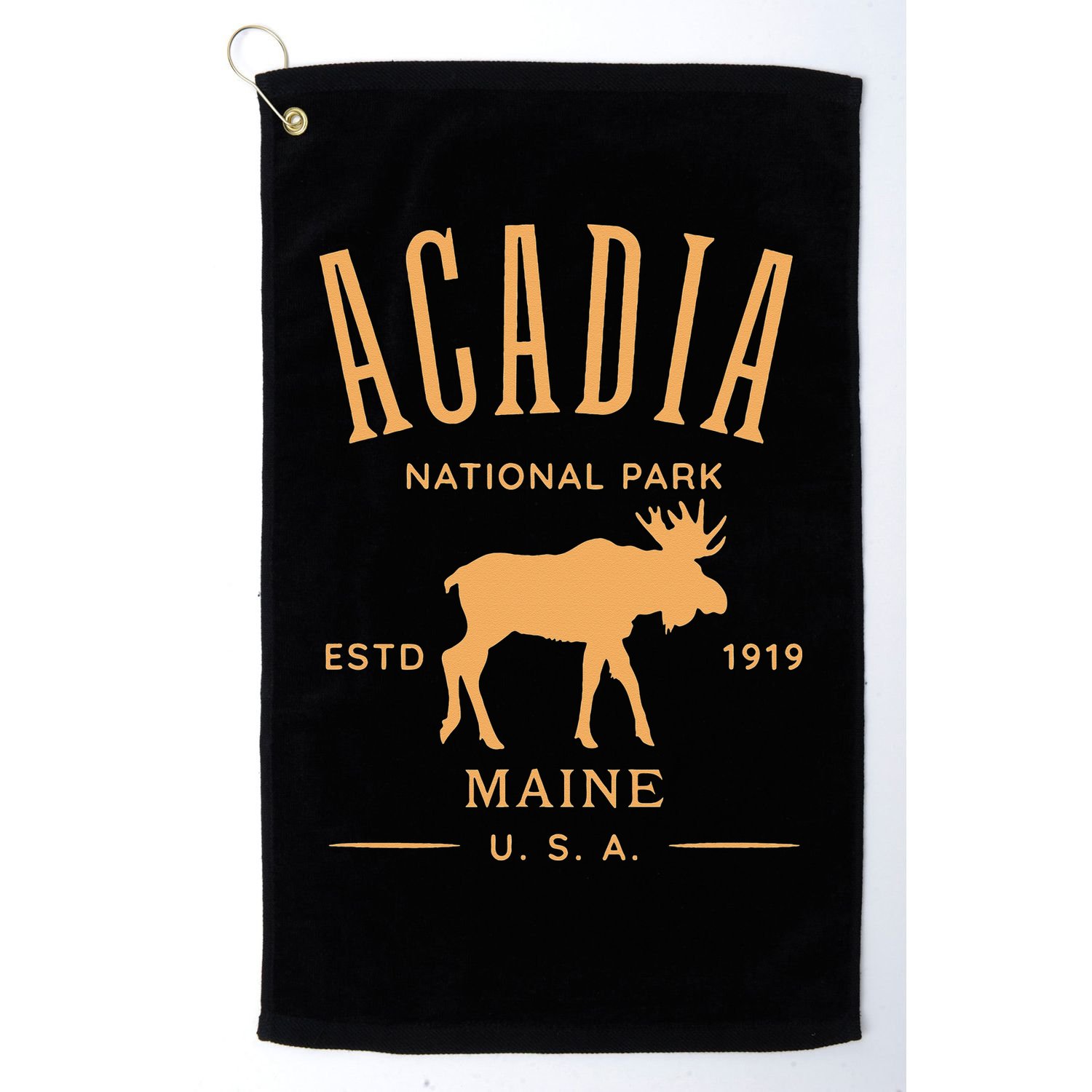 Acadia National Park Maine USA Design Souvenir Golf Towel